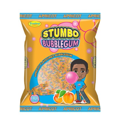 Stumbo Apricot Flavoured Bubblegum